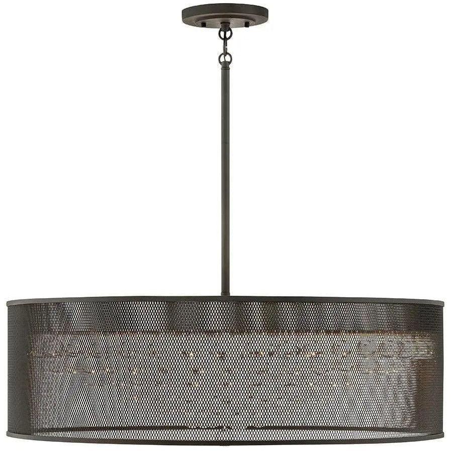 Fredrick Ramond - Fiona 35-Inch Eight Light Chandelier - FR38908BLK - Canada Light Shop
