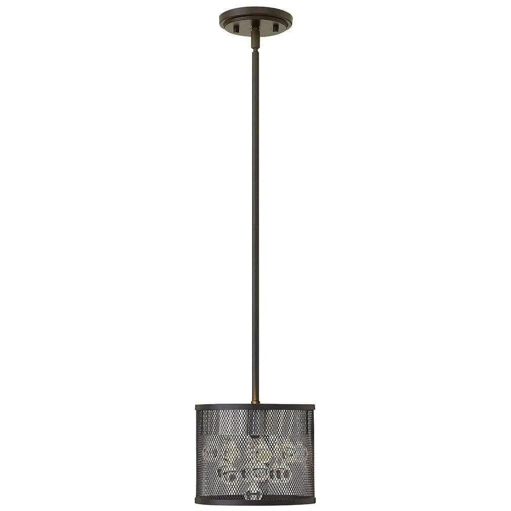Fredrick Ramond - Fiona 8-Inch Two Light Foyer Pendant - FR38907BLK - Canada Light Shop