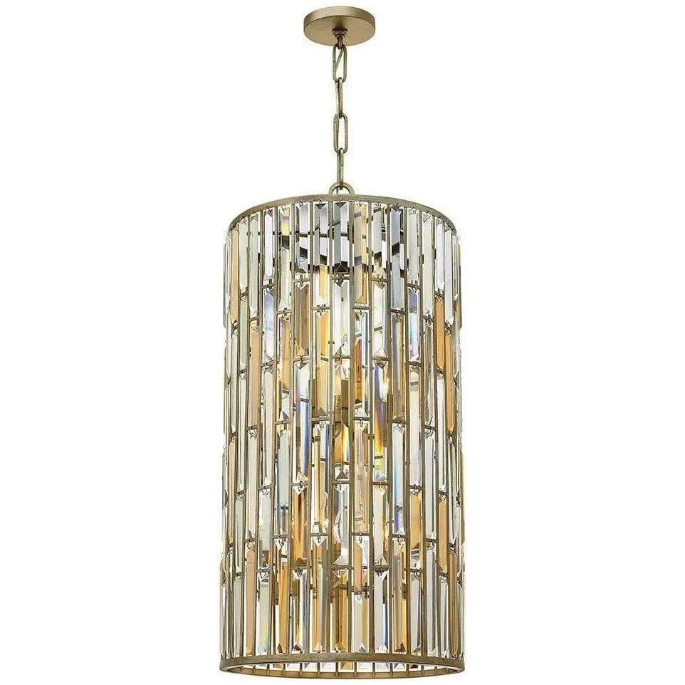 Fredrick Ramond - Gemma 16-Inch Six Light Foyer Pendant - FR33736SLF - Canada Light Shop