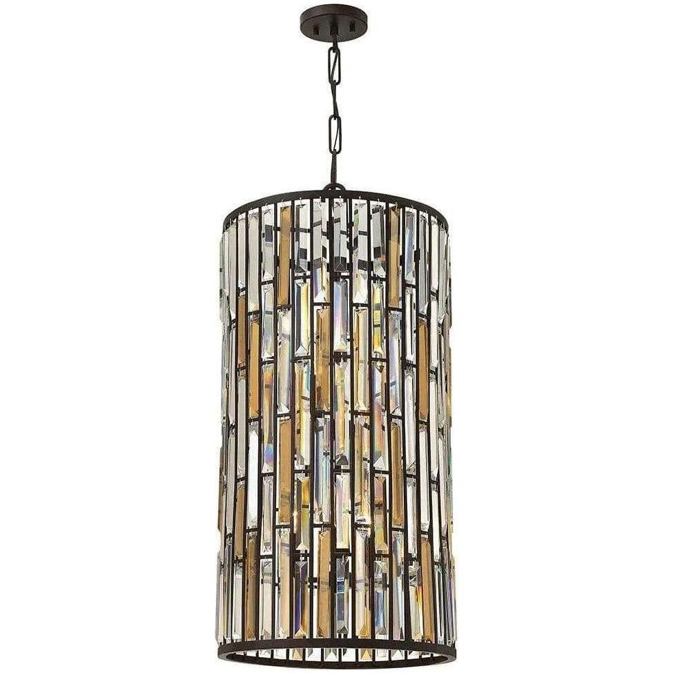 Fredrick Ramond - Gemma 16-Inch Six Light Foyer Pendant - FR33736VBZ - Canada Light Shop