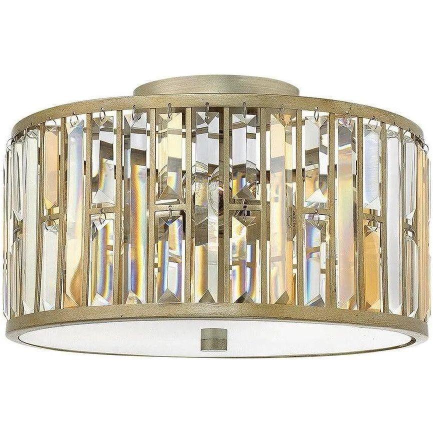 Fredrick Ramond - Gemma 16-Inch Three Light Foyer Pendant - FR33731SLF - Canada Light Shop