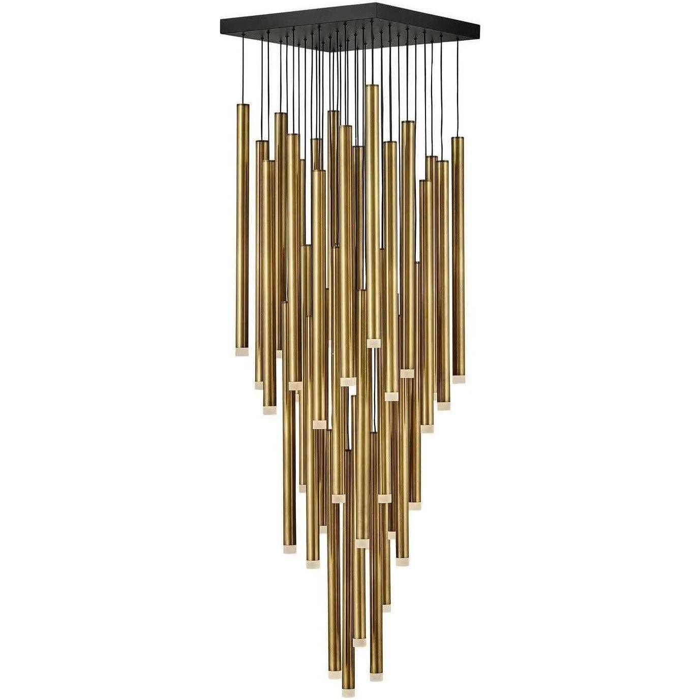 Fredrick Ramond - Harmony 18-Inch 36 Light Chandelier - FR49908HBR - Canada Light Shop