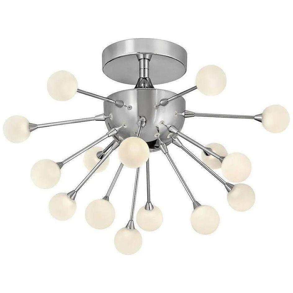 Fredrick Ramond - Impulse 15-Inch 15 Light Foyer Pendant - FR44411PCM - Canada Light Shop