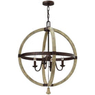 Fredrick Ramond - Middlefield 24-Inch Four Light Chandelier - FR40564IRR - Canada Light Shop