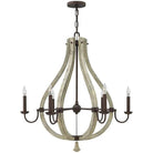Fredrick Ramond - Middlefield 30-Inch Six Light Chandelier - FR40576IRR - Canada Light Shop