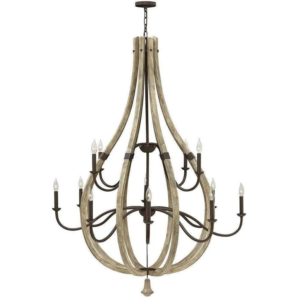 Fredrick Ramond - Middlefield 48-Inch 12 Light Chandelier - FR40579IRR - Canada Light Shop
