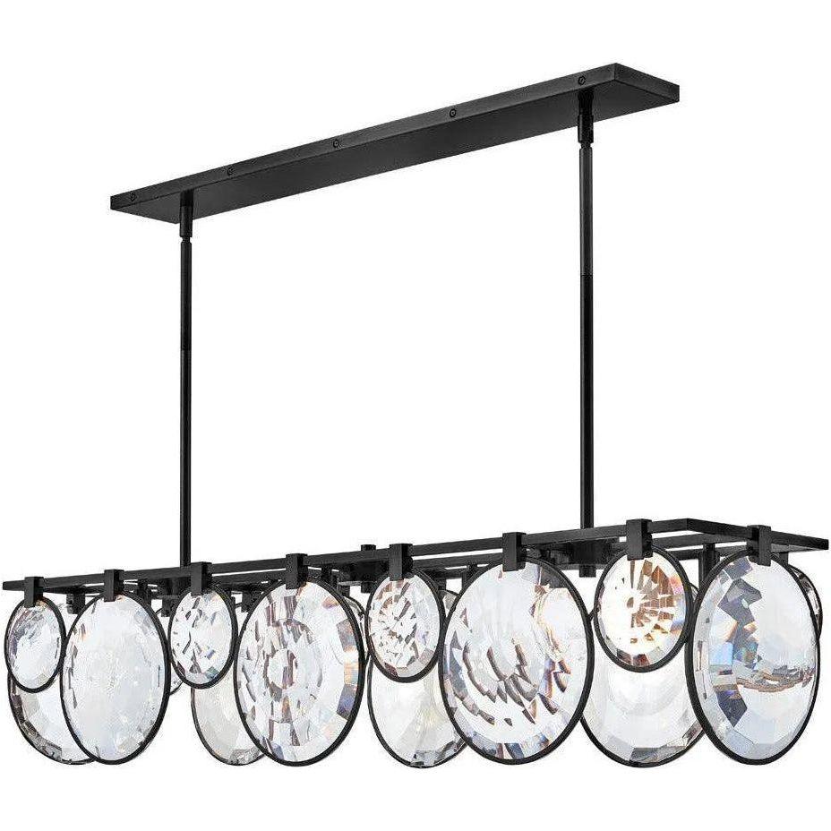 Fredrick Ramond - Nala LED Linear Chandelier - FR31266BLK - Canada Light Shop