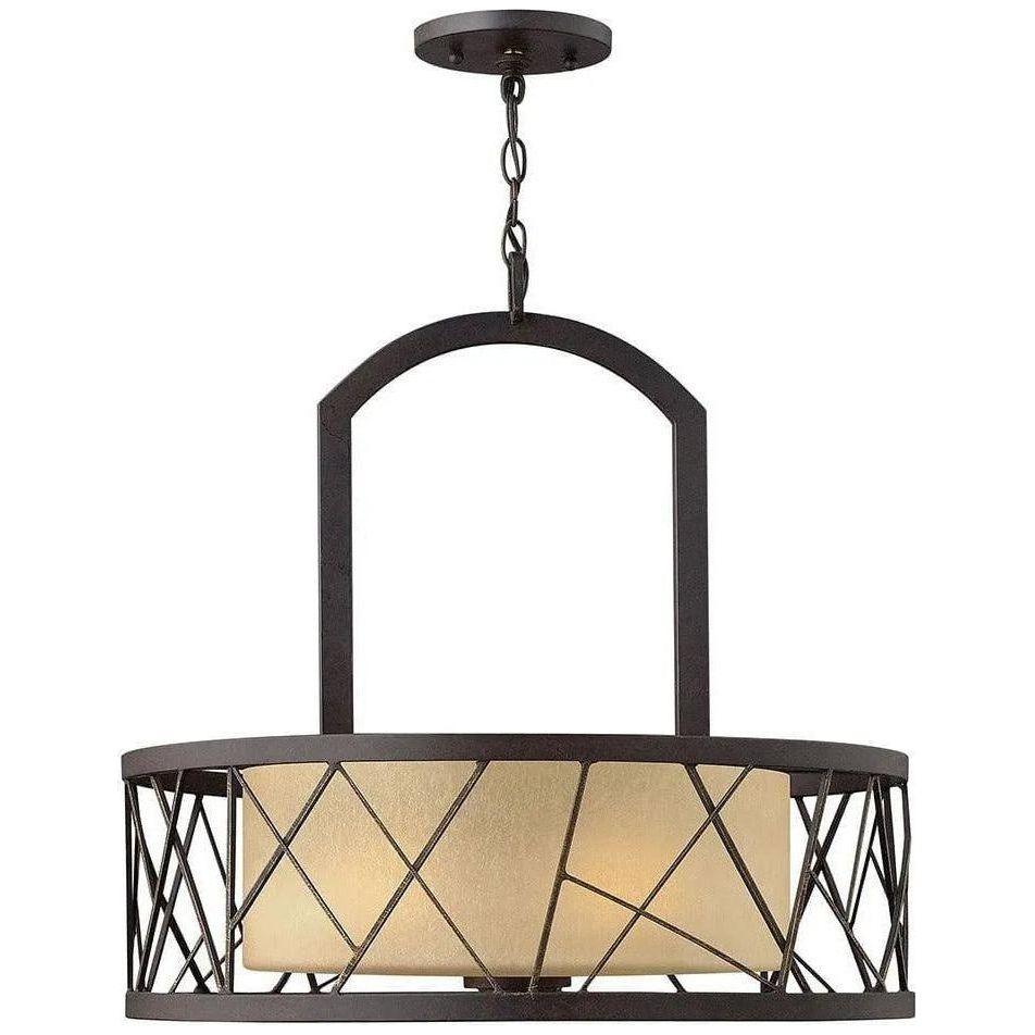 Fredrick Ramond - Nest 24-Inch Three Light Chandelier - FR41613ORB - Canada Light Shop