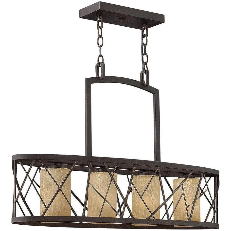 Fredrick Ramond - Nest 32-Inch Four Light Chandelier - FR41614ORB - Canada Light Shop