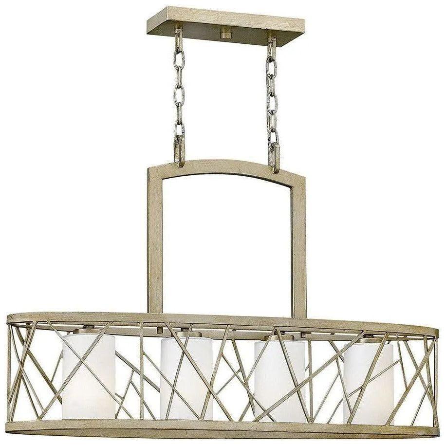 Fredrick Ramond - Nest 32-Inch Four Light Chandelier - FR41614SLF - Canada Light Shop