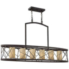 Fredrick Ramond - Nest 48-Inch Six Light Chandelier - FR41616ORB - Canada Light Shop