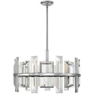 Fredrick Ramond - Odette 30-Inch Nine Light Chandelier - FR39215PNI - Canada Light Shop