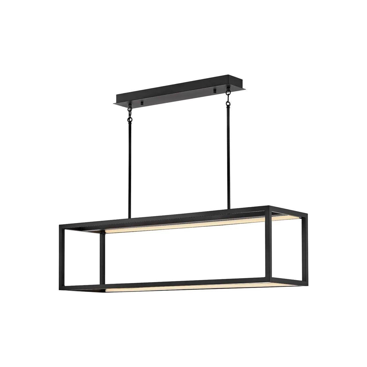 Fredrick Ramond - Onyx LED Linear Pendant - FR31038BLK - Canada Light Shop