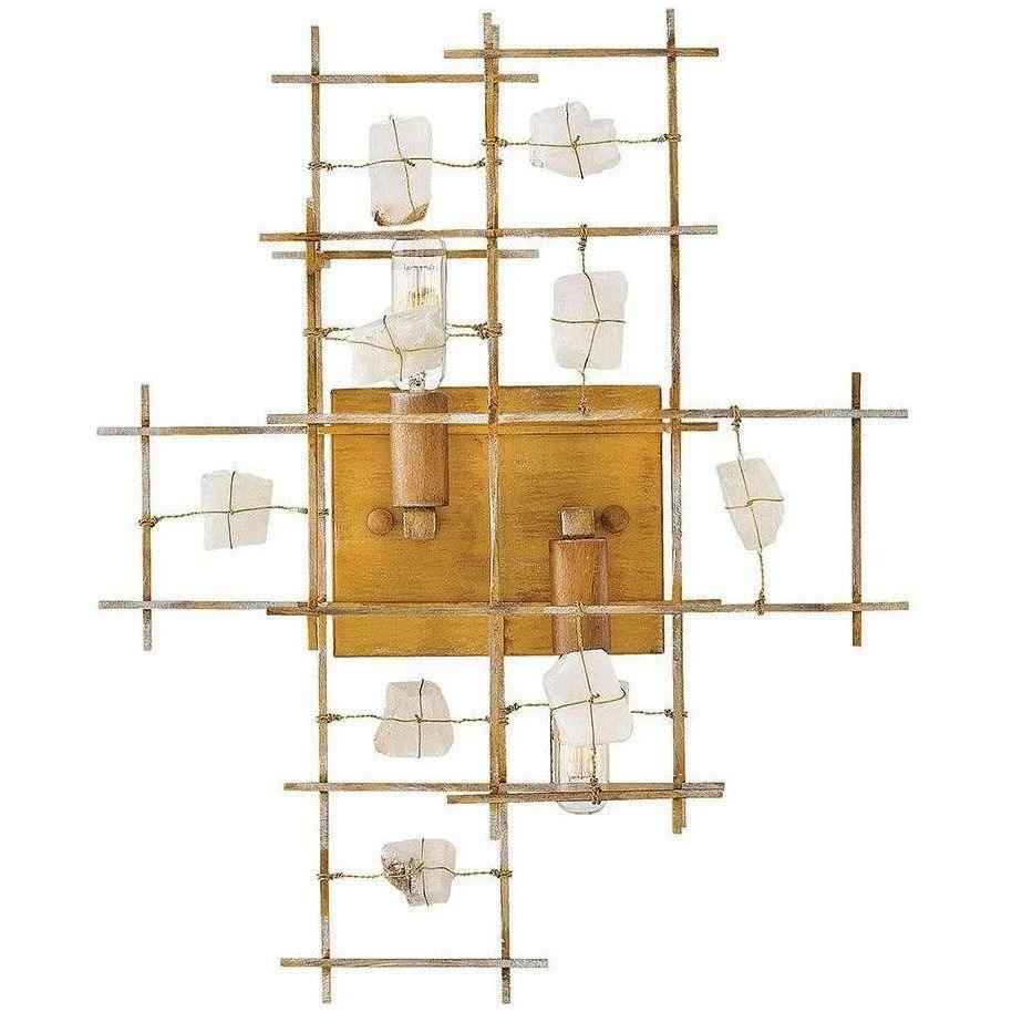 Fredrick Ramond - Petra 14-Inch Two Light Wall Sconce - FR47882LGD - Canada Light Shop