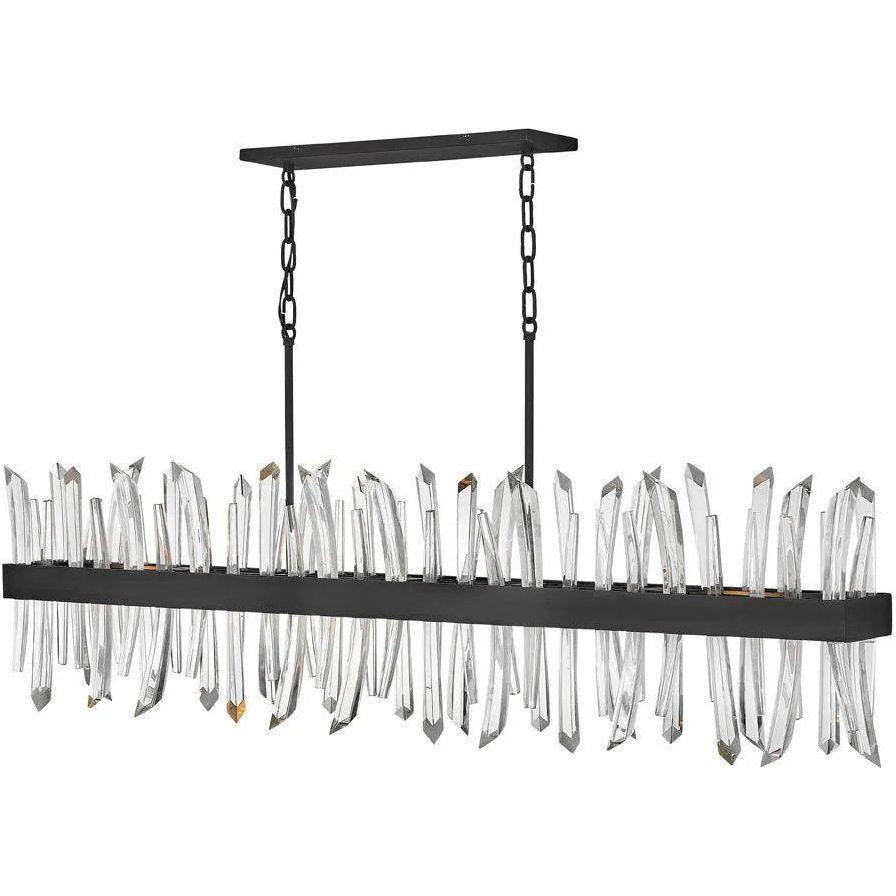 Fredrick Ramond - Revel 55-Inch Six Light Chandelier - FR30909BLK - Canada Light Shop