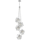 Fredrick Ramond - Rumor 19-Inch Five Light Chandelier - FR32015PNI - Canada Light Shop