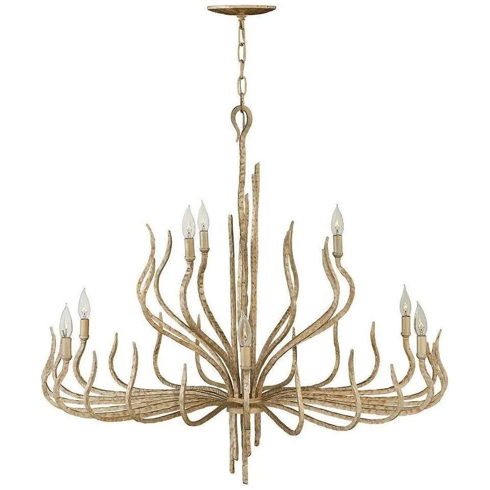 Fredrick Ramond - Spyre 38-Inch Nine Light Chandelier - FR43419CPG - Canada Light Shop