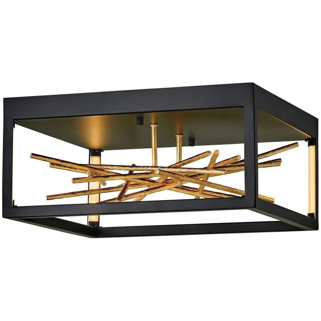 Fredrick Ramond - Styx 18-Inch LED Foyer Ceiling Mount - FR46401BLK - Canada Light Shop