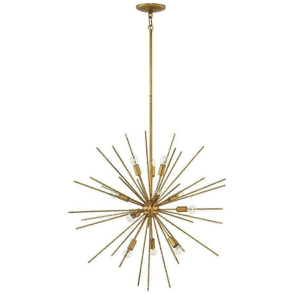 Fredrick Ramond - Tryst 30-Inch 12 Light Chandelier - FR43015BNG - Canada Light Shop