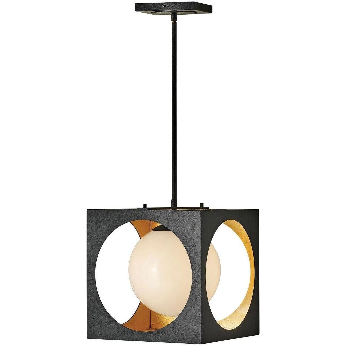 Fredrick Ramond - Vega 13-Inch One Light Pendant - FR33007ABK - Canada Light Shop