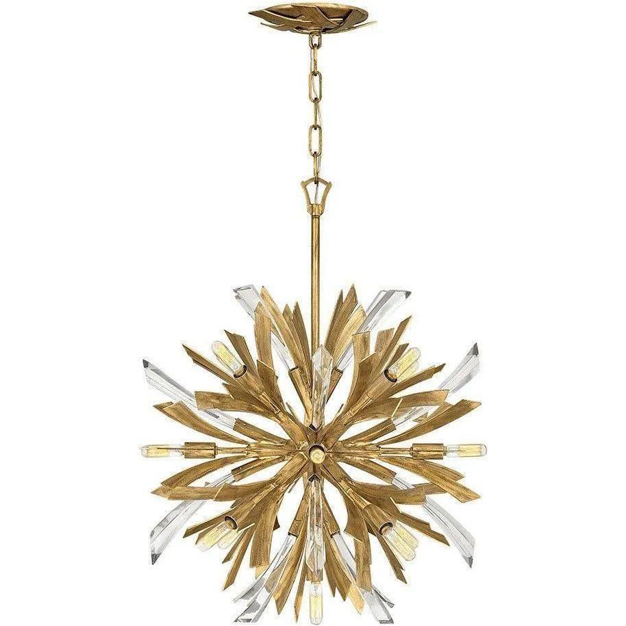 Fredrick Ramond - Vida 22-Inch 13 Light Chandelier - FR40904BNG - Canada Light Shop