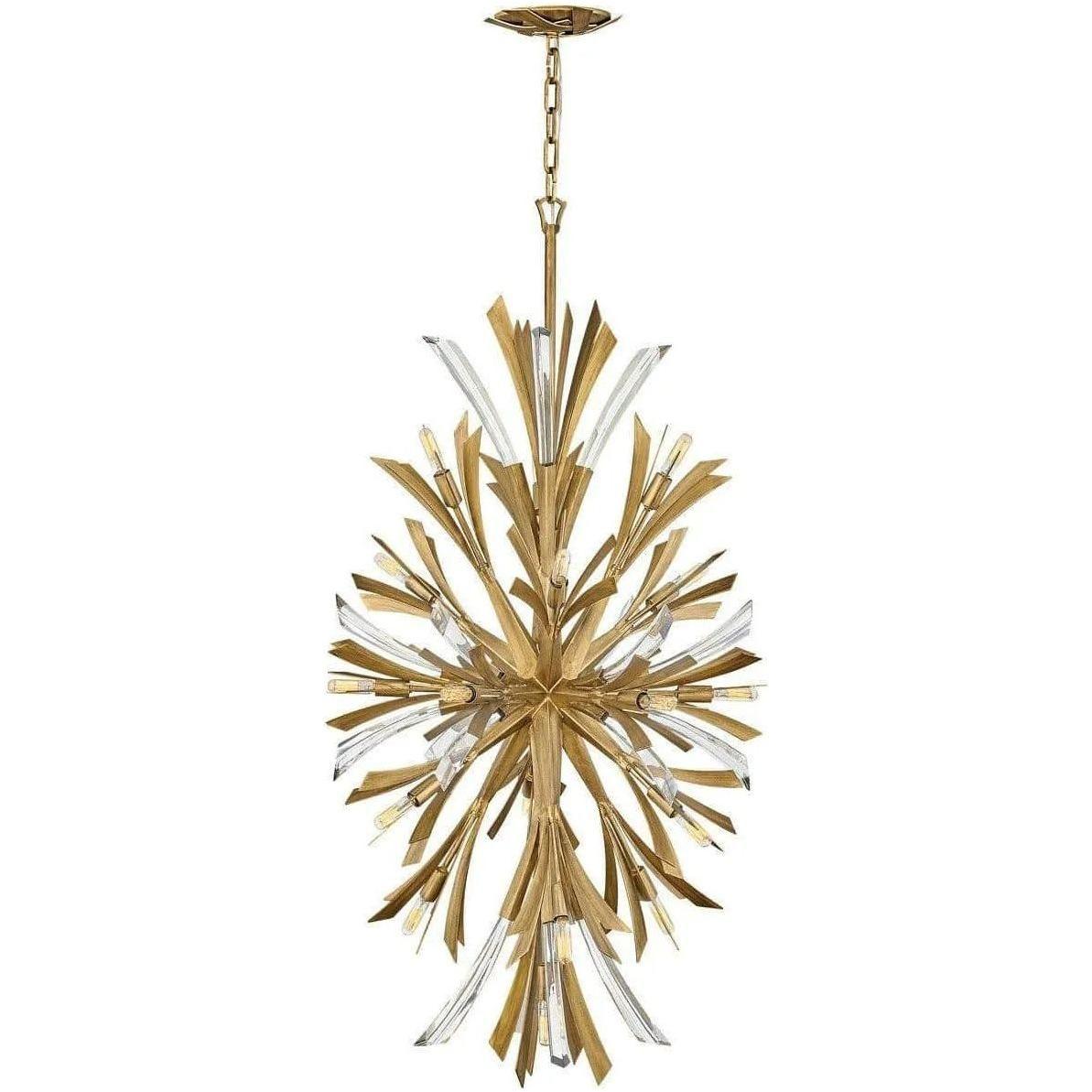 Fredrick Ramond - Vida 24-Inch 19 Light Chandelier - FR40907BNG - Canada Light Shop