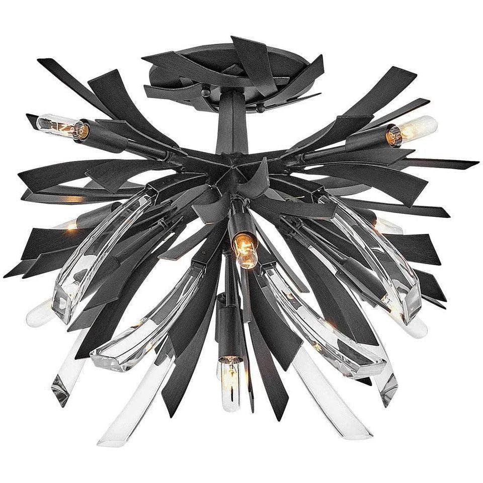 Fredrick Ramond - Vida LED Semi-Flush Mount - FR40903BGR - Canada Light Shop