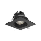 DALS Lighting - GBR 3.5" Square Regressed Gimbal Downlight - GBR35SQ-CC-BK - Canada Light Shop