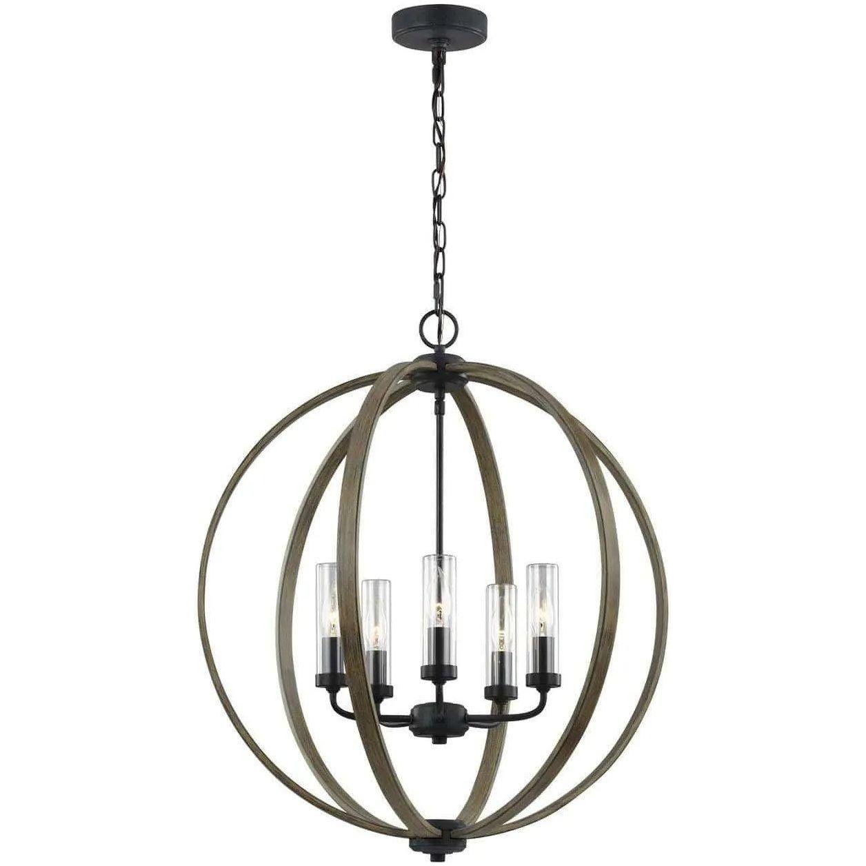 Visual Comfort Studio Collection - Allier Outdoor Chandelier - OLF3294/5WOW/AF - Canada Light Shop