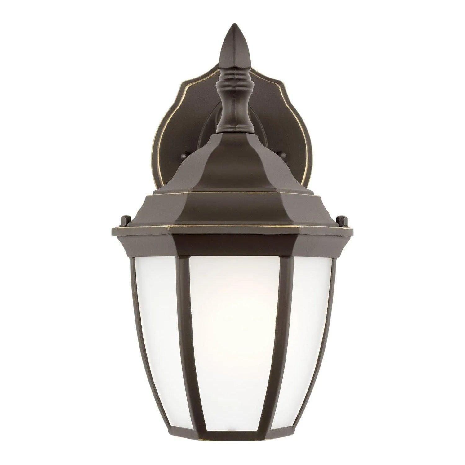 Generation Lighting - Bakersville Etched Rounded Outdoor Wall Lantern - 89936-71 - Canada Light Shop
