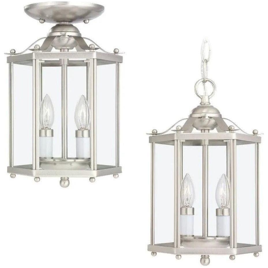 Generation Lighting - Bretton Semi-Flush Convertible Pendant - 5232-962 - Canada Light Shop