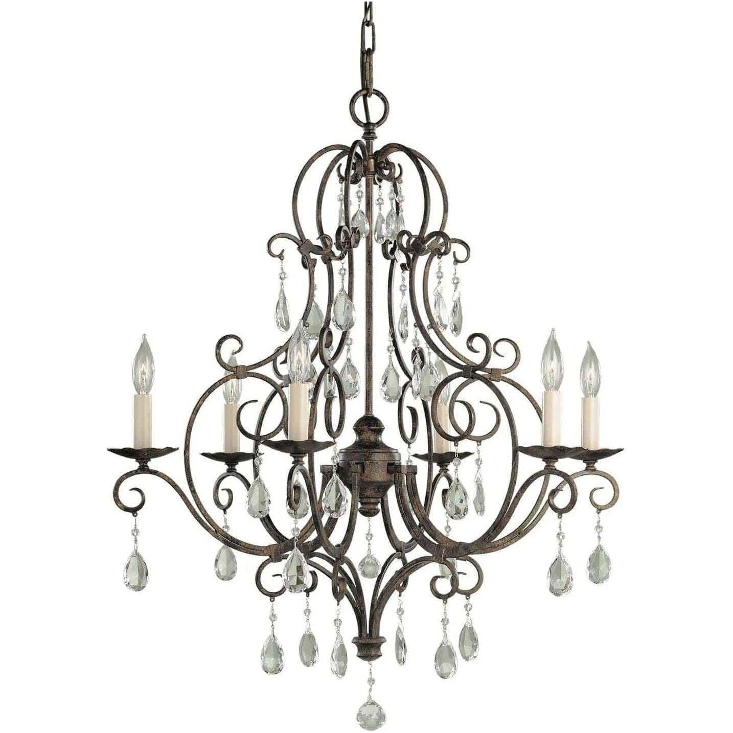 Generation Lighting - Chateau Chandelier - F1902/6MBZ - Canada Light Shop
