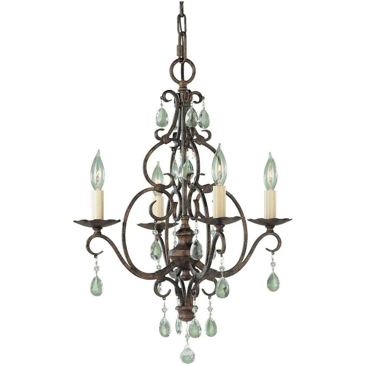 Generation Lighting - Chateau Chandelier - F1904/4MBZ - Canada Light Shop