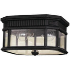 Generation Lighting - Cotswold Lane Outdoor Flush Mount - OL5413BK - Canada Light Shop