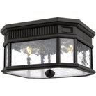 Generation Lighting - Cotswold Lane Outdoor Flush Mount - OL5433BK - Canada Light Shop