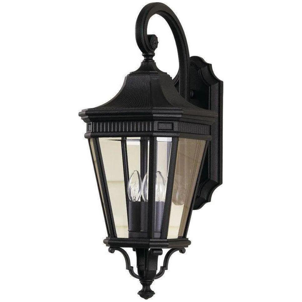 Generation Lighting - Cotswold Lane Outdoor Wall Lantern - OL5401BK - Canada Light Shop