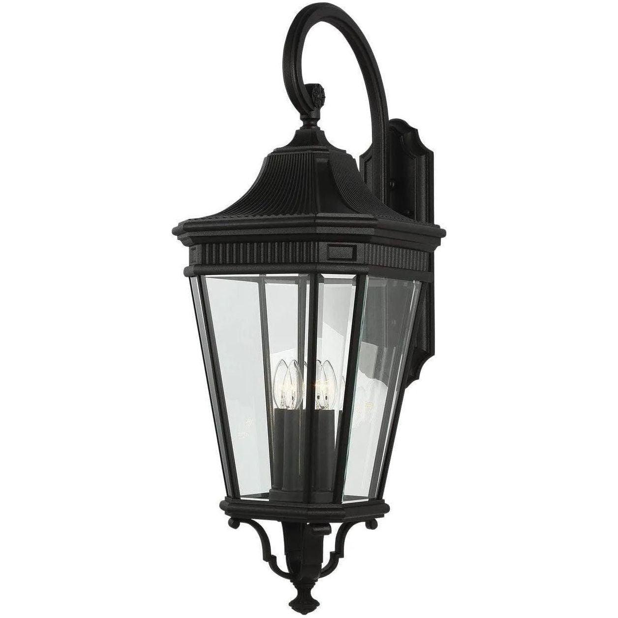 Generation Lighting - Cotswold Lane Outdoor Wall Lantern - OL5402BK - Canada Light Shop