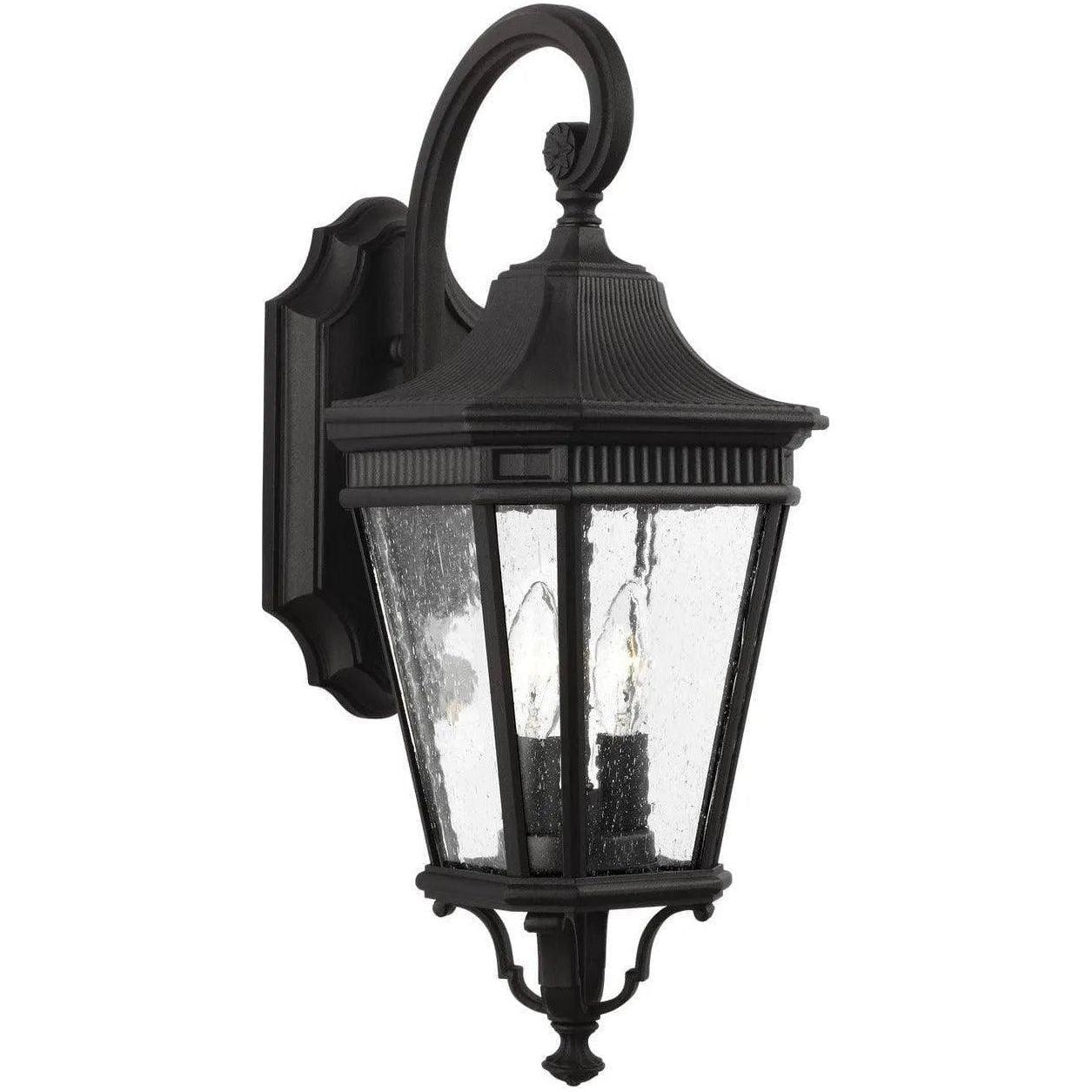Generation Lighting - Cotswold Lane Outdoor Wall Lantern - OL5404BK - Canada Light Shop