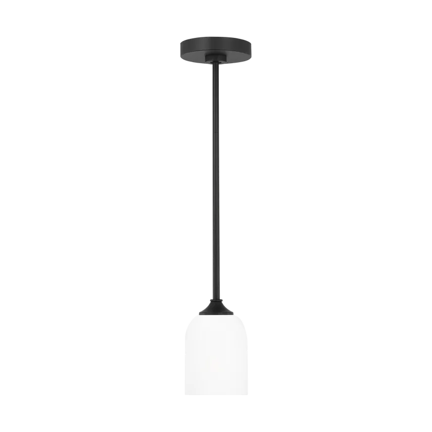 Generation Lighting - Emile Mini Pendant - GLP1021EN3/MBK - Canada Light Shop