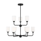 Generation Lighting - Emile XL Chandelier - GLC1109MBK - Canada Light Shop