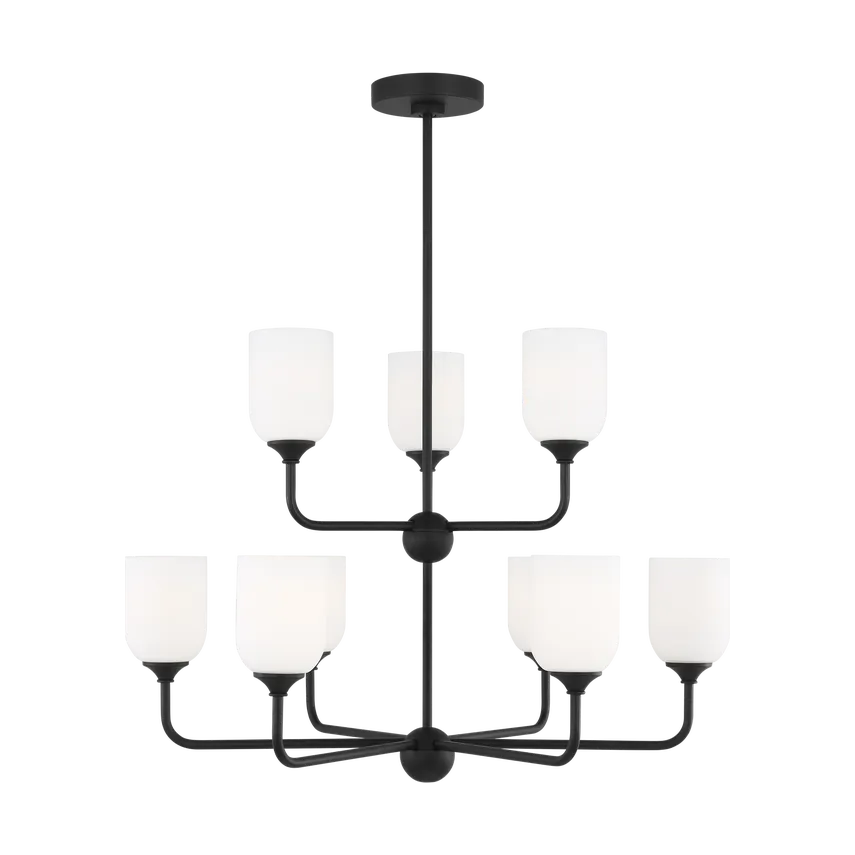 Generation Lighting - Emile XL Chandelier - GLC1109MBK - Canada Light Shop