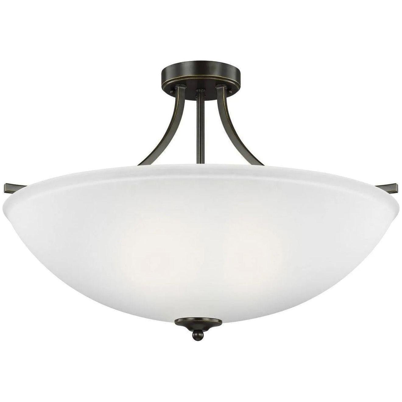 Generation Lighting - Geary Semi-Flush Convertible Pendant - 7716504EN3-782 - Canada Light Shop