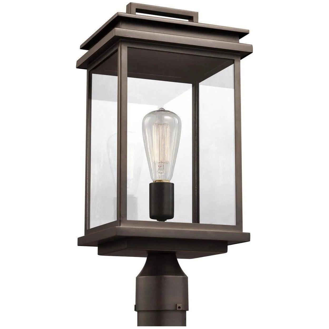 Visual Comfort Studio Collection - Glenview Outdoor Post Lantern - OL13607ANBZ - Canada Light Shop