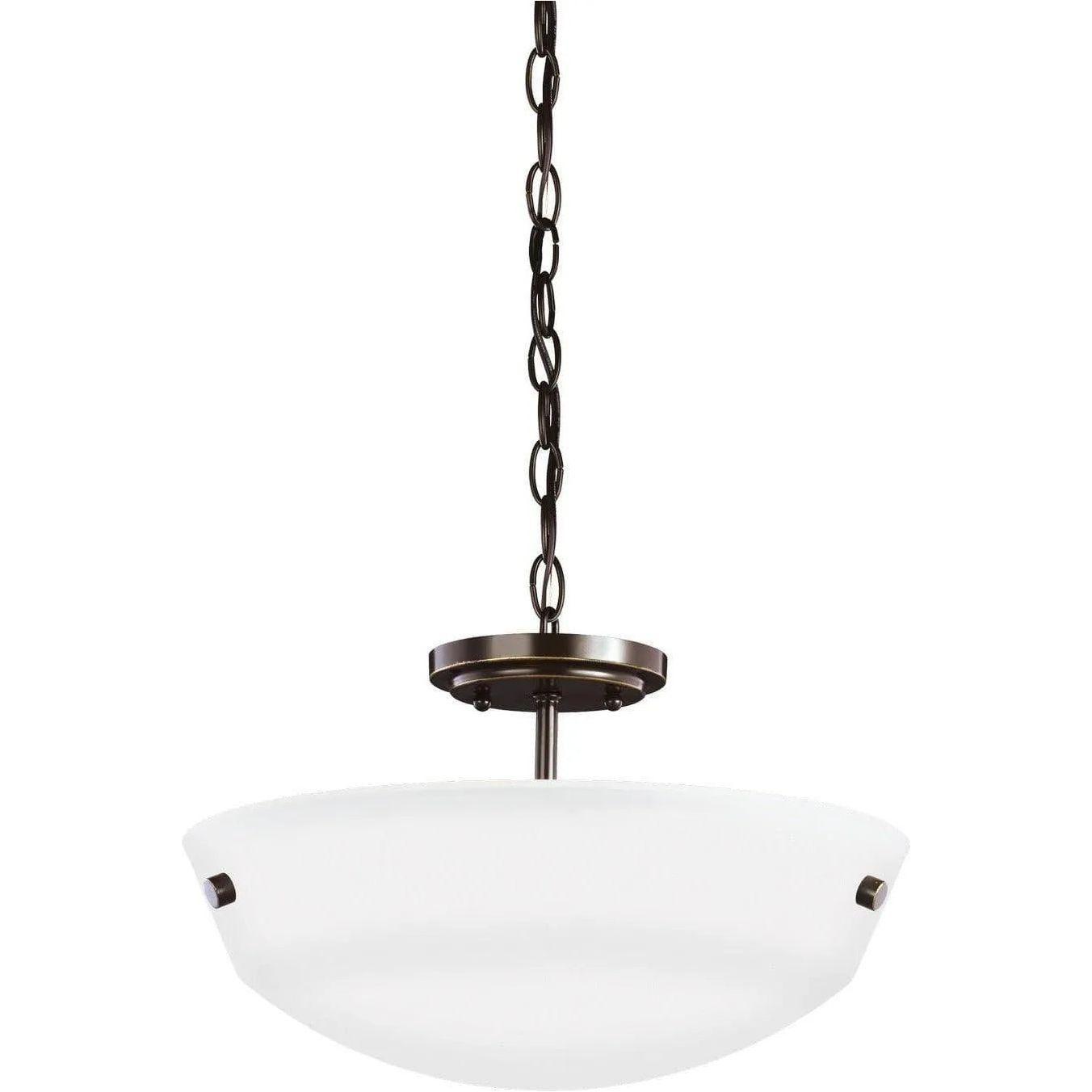 Generation Lighting - Kerrville Semi-Flush Convertible Pendant - 7715202-710 - Canada Light Shop