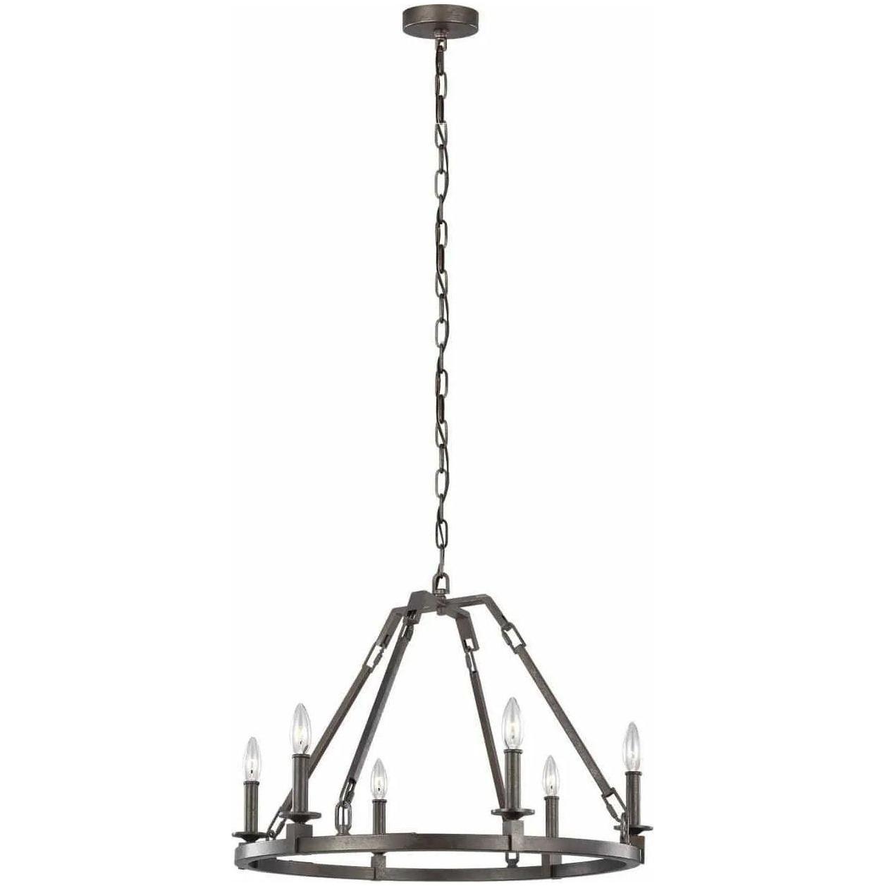 Generation Lighting - Landen Chandelier - F3213/6SMS - Canada Light Shop