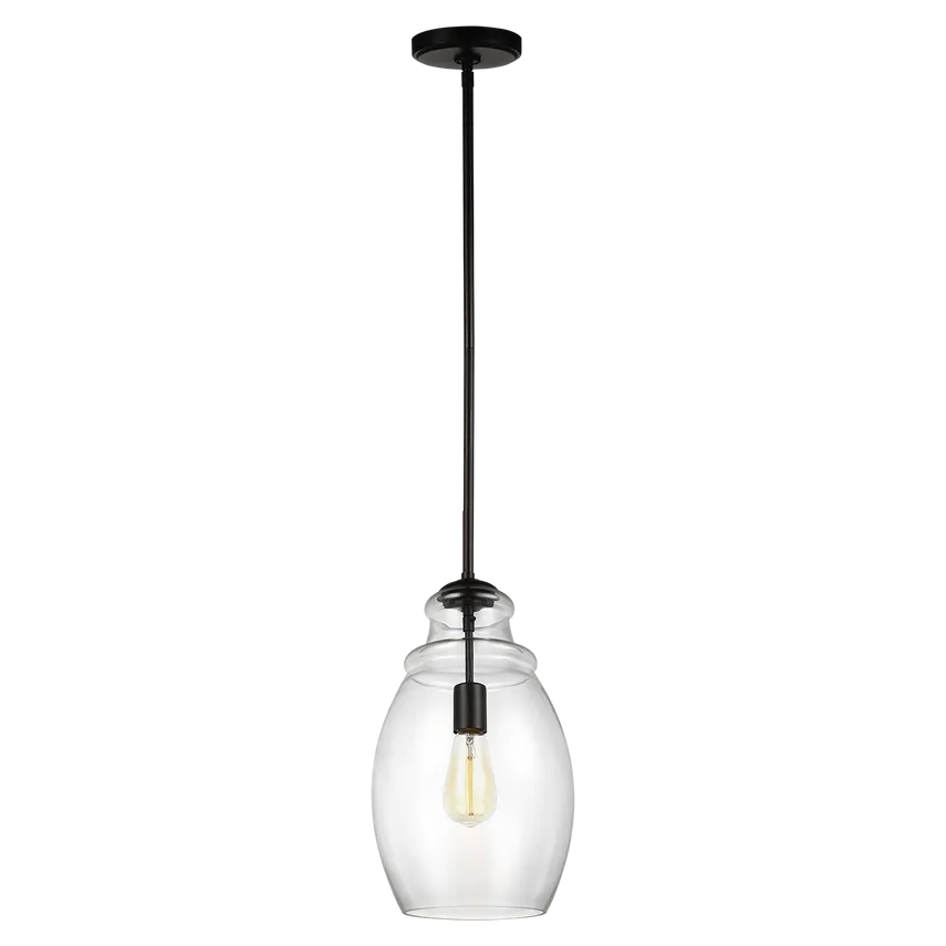 Generation Lighting - Marino Pendant - P1484MBK - Canada Light Shop