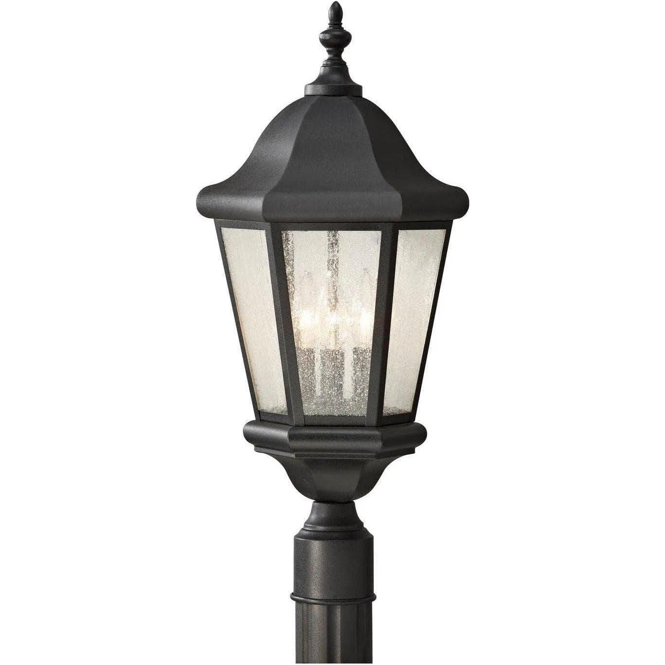 Generation Lighting - Martinsville Outdoor Post Lantern - OL5907BK - Canada Light Shop