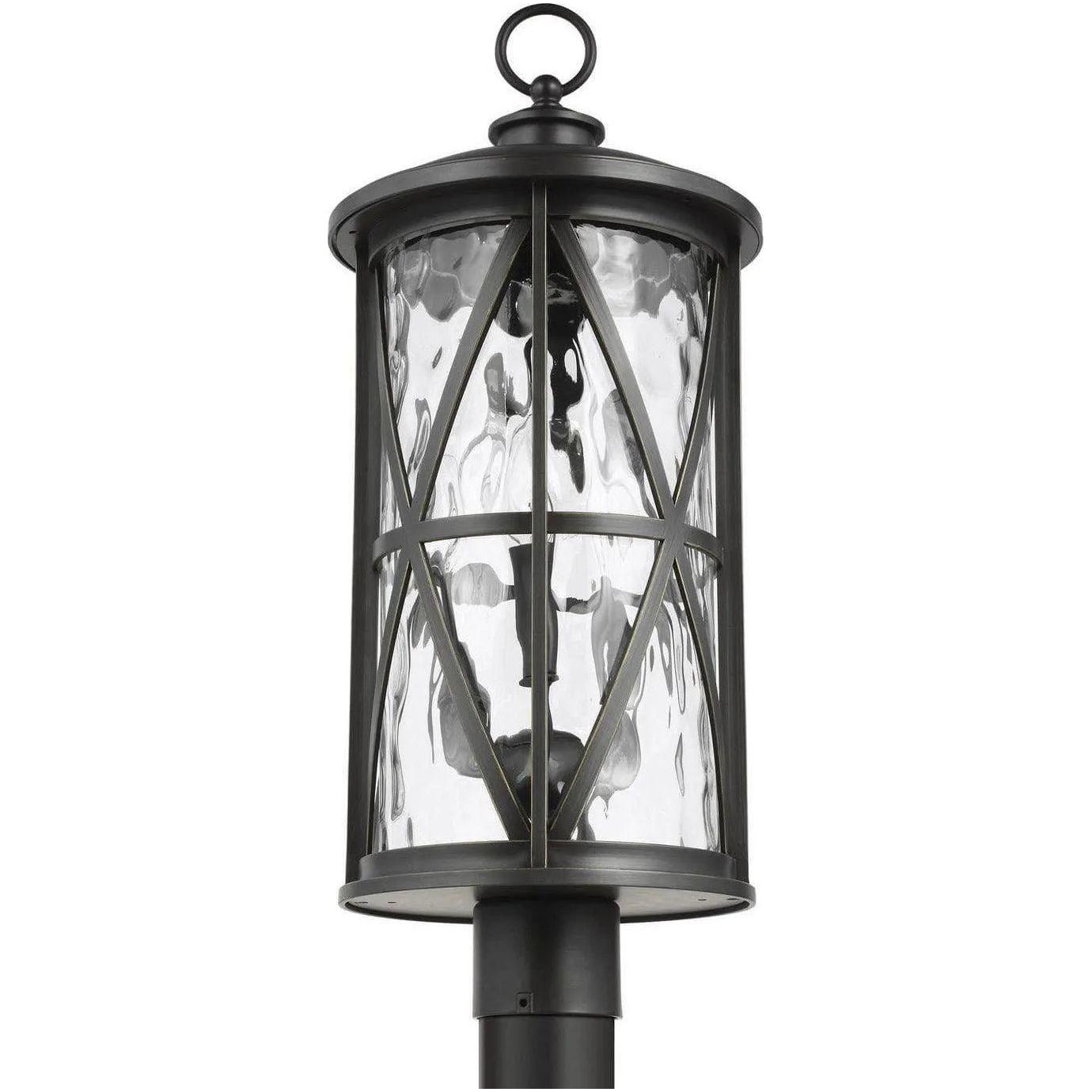 Generation Lighting - Millbrooke Outdoor Post Lantern - OL15207ANBZ - Canada Light Shop