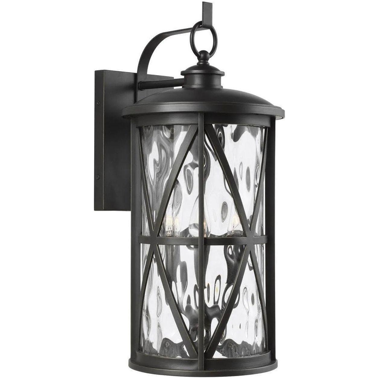 Generation Lighting - Millbrooke Outdoor Wall Lantern - OL15203ANBZ - Canada Light Shop