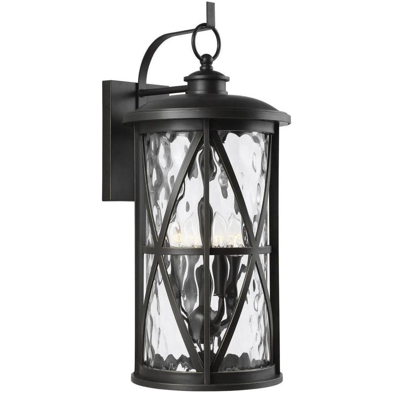 Generation Lighting - Millbrooke Outdoor Wall Lantern - OL15204ANBZ - Canada Light Shop